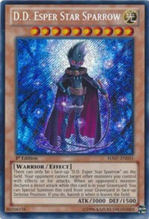 D.D. Esper Star Sparrow (HA07-EN031) - Hidden Arsenal 7: Knight of Stars 1st Edition - Premium Yugioh Single from Konami - Just $0.27! Shop now at Game Crave Tournament Store