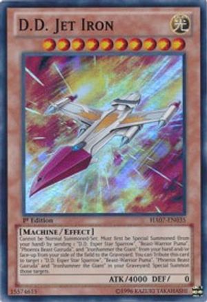 D.D. Jet Iron (HA07-EN035) - Hidden Arsenal 7: Knight of Stars Unlimited - Premium Yugioh Single from Konami - Just $0.25! Shop now at Game Crave Tournament Store