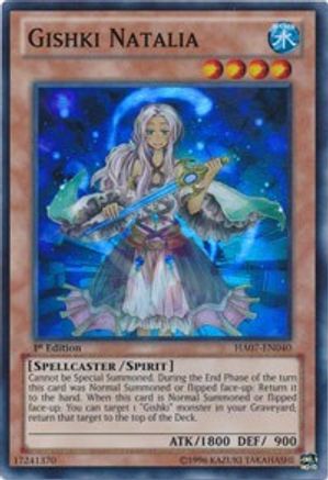 Gishki Natalia (HA07-EN040) - Hidden Arsenal 7: Knight of Stars Unlimited - Premium Yugioh Single from Konami - Just $0.26! Shop now at Game Crave Tournament Store