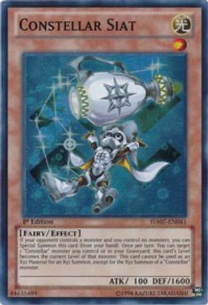 Constellar Siat (HA07-EN041) - Hidden Arsenal 7: Knight of Stars 1st Edition - Premium Yugioh Single from Konami - Just $0.25! Shop now at Game Crave Tournament Store
