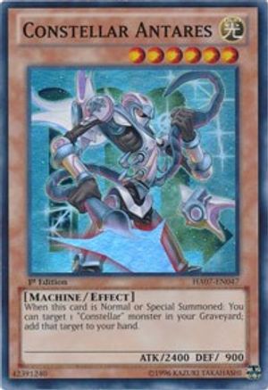 Constellar Antares (HA07-EN047) - Hidden Arsenal 7: Knight of Stars 1st Edition - Premium Yugioh Single from Konami - Just $0.25! Shop now at Game Crave Tournament Store