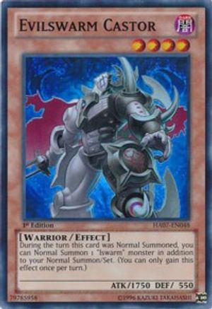Evilswarm Castor (HA07-EN048) - Hidden Arsenal 7: Knight of Stars Unlimited - Premium Yugioh Single from Konami - Just $0.72! Shop now at Game Crave Tournament Store