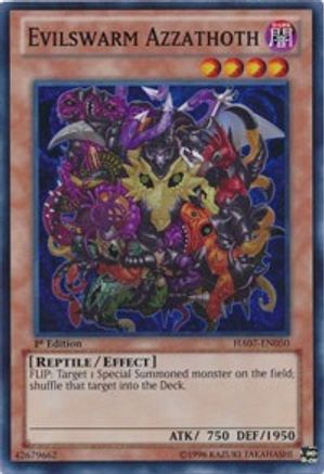 Evilswarm Azzathoth (HA07-EN050) - Hidden Arsenal 7: Knight of Stars Unlimited - Premium Yugioh Single from Konami - Just $0.25! Shop now at Game Crave Tournament Store