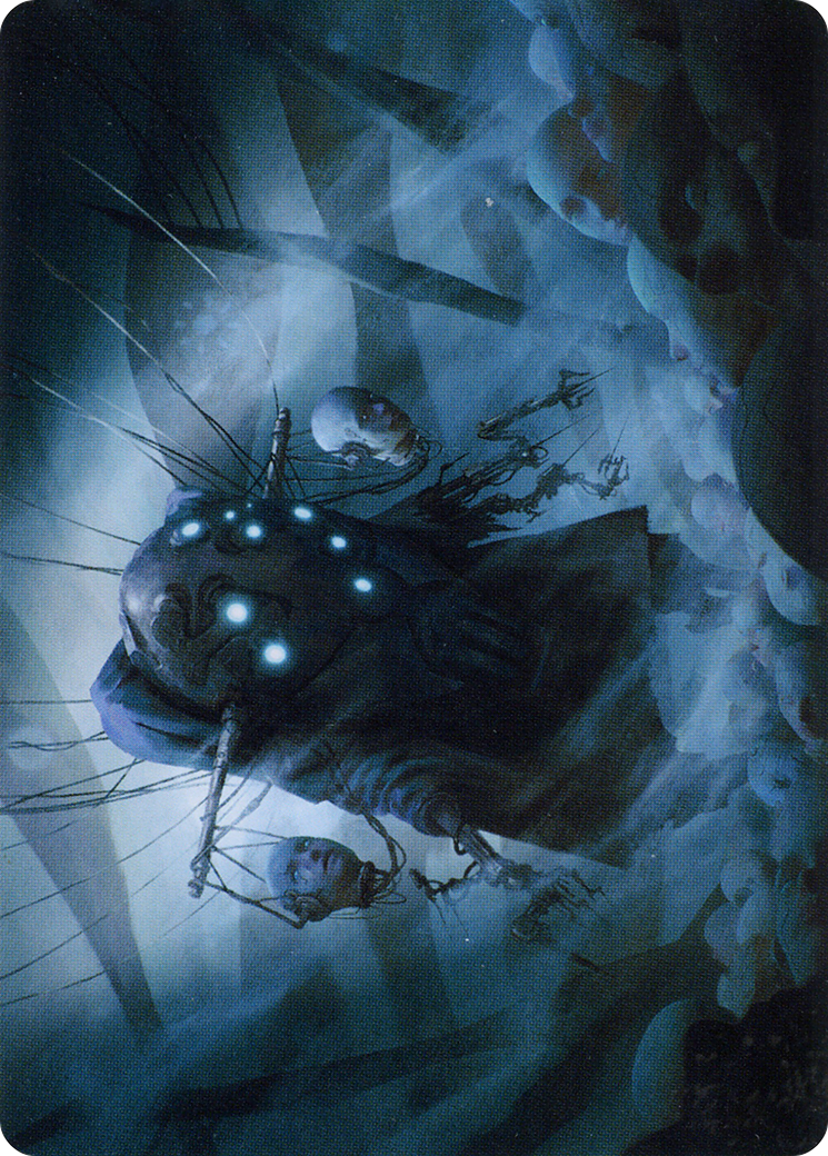 Meldweb Curator // Meldweb Curator (AONE-016) - Phyrexia: All Will Be One Art Series (Borderless) - Premium MTG Single from Wizards of the Coast - Just $0! Shop now at Game Crave Tournament Store
