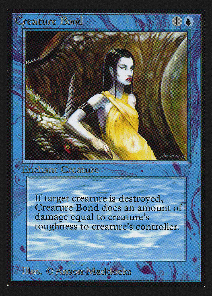 Creature Bond (CED-056) - Collectors' Edition - Premium MTG Single from Wizards of the Coast - Just $1.26! Shop now at Game Crave Tournament Store