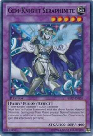 Gem-Knight Seraphinite (HA07-EN058) - Hidden Arsenal 7: Knight of Stars 1st Edition - Premium Yugioh Single from Konami - Just $0.37! Shop now at Game Crave Tournament Store