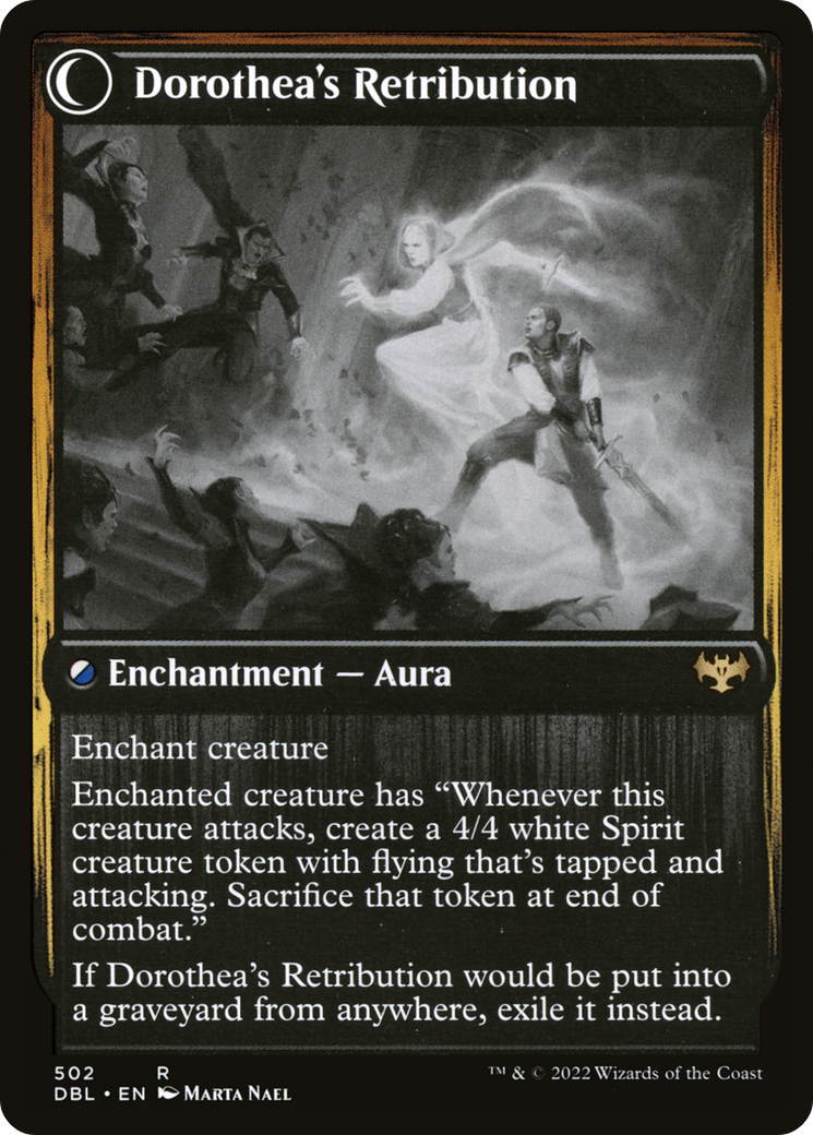 Dorothea, Vengeful Victim // Dorothea's Retribution (DBL-502) - Innistrad: Double Feature: (Double Faced Transform) - Premium MTG Single from Wizards of the Coast - Just $0.08! Shop now at Game Crave Tournament Store