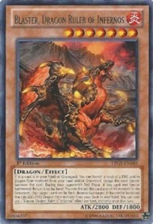 Blaster, Dragon Ruler of Infernos (LTGY-EN040) - Lord of the Tachyon Galaxy Unlimited - Premium Yugioh Single from Konami - Just $0.14! Shop now at Game Crave Tournament Store