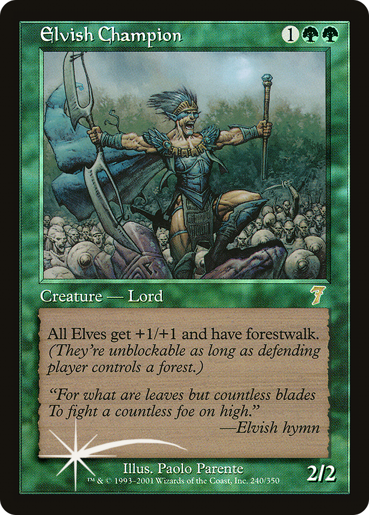Elvish Champion (7ED-240★) - Seventh Edition Foil - Premium MTG Single from Wizards of the Coast - Just $68.94! Shop now at Game Crave Tournament Store