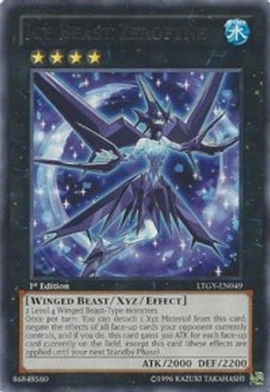 Ice Beast Zerofyne (LTGY-EN049) - Lord of the Tachyon Galaxy 1st Edition - Premium Yugioh Single from Konami - Just $0.19! Shop now at Game Crave Tournament Store