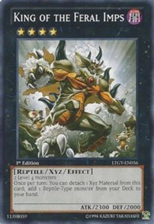 King of the Feral Imps (LTGY-EN056) - Lord of the Tachyon Galaxy 1st Edition - Premium Yugioh Single from Konami - Just $0.53! Shop now at Game Crave Tournament Store