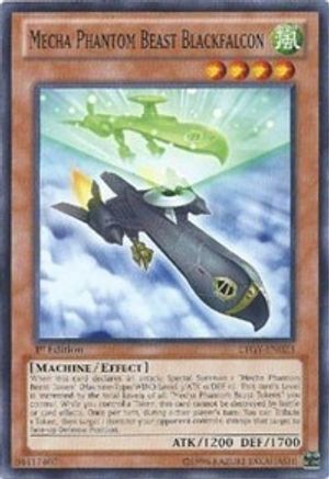 Mecha Phantom Beast Blackfalcon (LTGY-EN023) - Lord of the Tachyon Galaxy Unlimited - Premium Yugioh Single from Konami - Just $0.25! Shop now at Game Crave Tournament Store