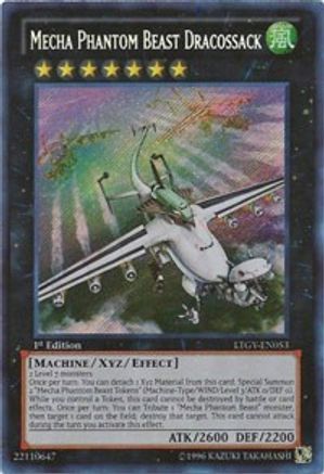 Mecha Phantom Beast Dracossack (LTGY-EN053) - Lord of the Tachyon Galaxy Unlimited - Premium Yugioh Single from Konami - Just $5.13! Shop now at Game Crave Tournament Store