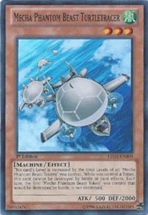 Mecha Phantom Beast Turtletracer (LTGY-EN000) - Lord of the Tachyon Galaxy Unlimited - Premium Yugioh Single from Konami - Just $0.25! Shop now at Game Crave Tournament Store