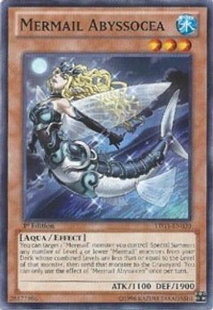 Mermail Abyssocea (LTGY-EN030) - Lord of the Tachyon Galaxy Unlimited - Premium Yugioh Single from Konami - Just $0.25! Shop now at Game Crave Tournament Store