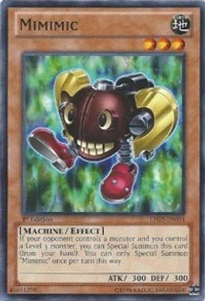 Mimimic (LTGY-EN003) - Lord of the Tachyon Galaxy 1st Edition - Premium Yugioh Single from Konami - Just $0.25! Shop now at Game Crave Tournament Store