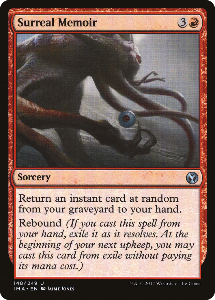 Surreal Memoir (IMA-148) - Iconic Masters Foil - Premium MTG Single from Wizards of the Coast - Just $0.08! Shop now at Game Crave Tournament Store
