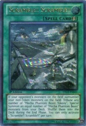 Scramble!! Scramble!! (UTR) (LTGY-EN061) - Lord of the Tachyon Galaxy 1st Edition - Premium Yugioh Single from Konami - Just $2.46! Shop now at Game Crave Tournament Store