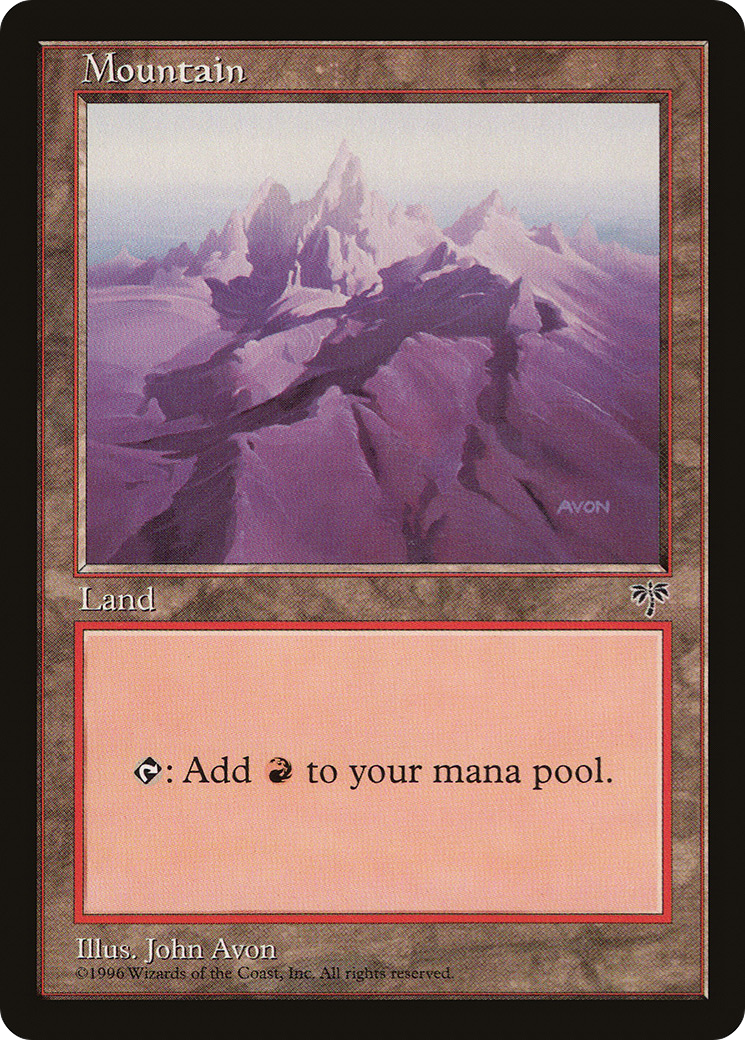 Mountain (MIR-345) - Mirage - Premium MTG Single from Wizards of the Coast - Just $0.11! Shop now at Game Crave Tournament Store