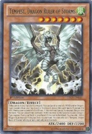 Tempest, Dragon Ruler of Storms (LTGY-EN041) - Lord of the Tachyon Galaxy 1st Edition - Premium Yugioh Single from Konami - Just $0.59! Shop now at Game Crave Tournament Store