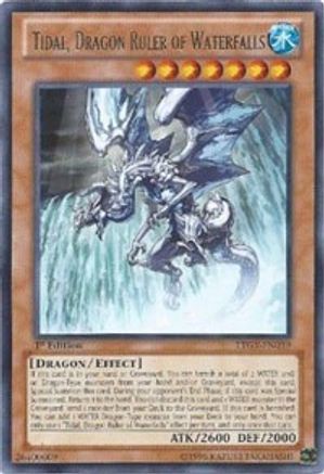 Tidal, Dragon Ruler of Waterfalls (LTGY-EN039) - Lord of the Tachyon Galaxy 1st Edition - Premium Yugioh Single from Konami - Just $1.99! Shop now at Game Crave Tournament Store
