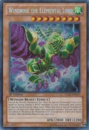 Windrose the Elemental Lord (LTGY-EN037) - Lord of the Tachyon Galaxy Unlimited - Premium Yugioh Single from Konami - Just $0.39! Shop now at Game Crave Tournament Store