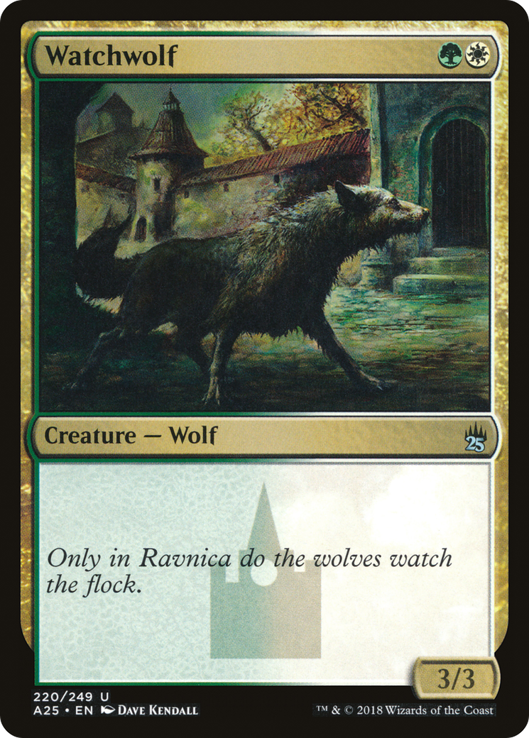 Watchwolf (A25-220) - Masters 25 - Premium MTG Single from Wizards of the Coast - Just $0.08! Shop now at Game Crave Tournament Store