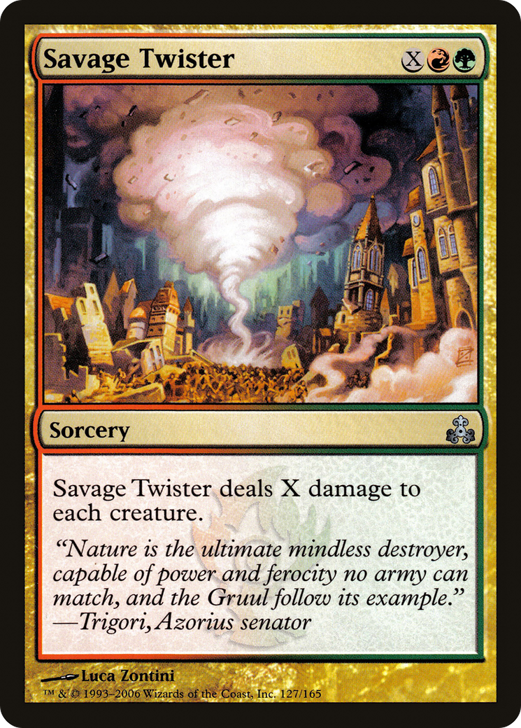Savage Twister (GPT-127) - Guildpact Foil - Premium MTG Single from Wizards of the Coast - Just $0.46! Shop now at Game Crave Tournament Store