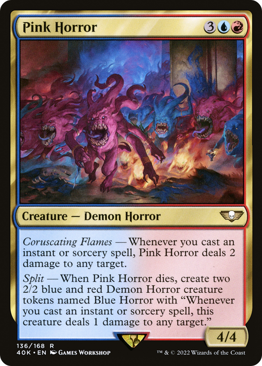 Pink Horror (40K-136) - Warhammer 40,000 Commander - Premium MTG Single from Wizards of the Coast - Just $0.68! Shop now at Game Crave Tournament Store