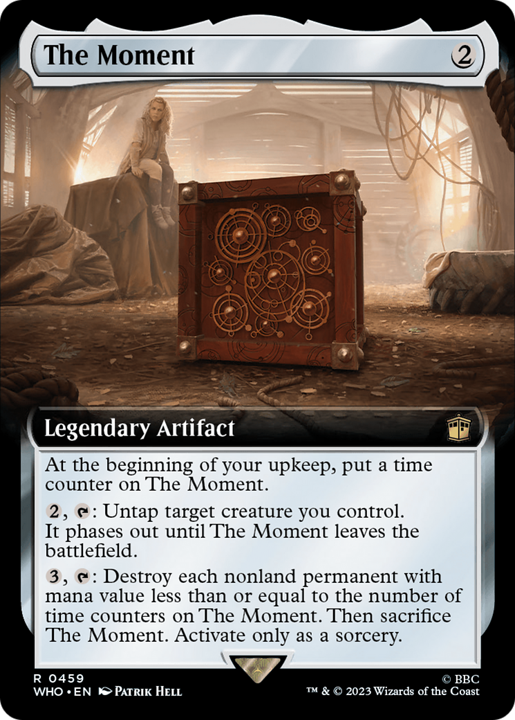 The Moment (WHO-459) - Doctor Who: (Extended Art) Foil - Premium MTG Single from Wizards of the Coast - Just $0.09! Shop now at Game Crave Tournament Store