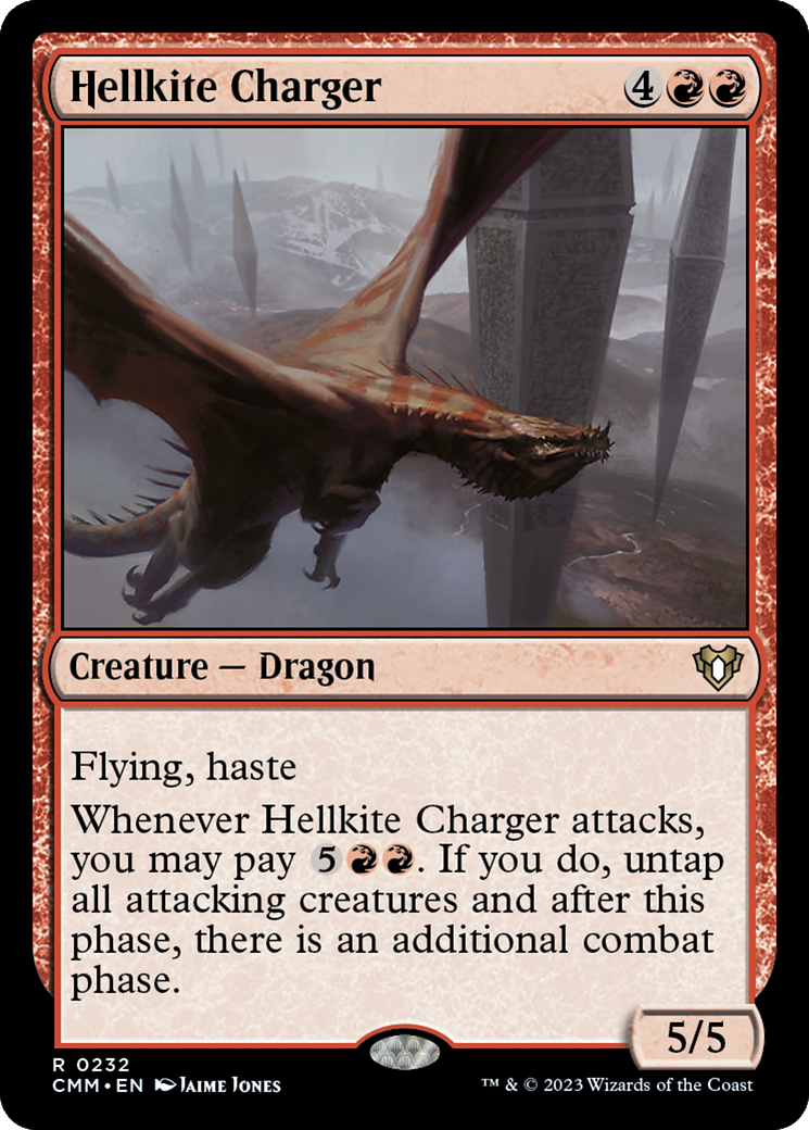 Hellkite Charger (CMM-232) - Commander Masters - Premium MTG Single from Wizards of the Coast - Just $1.95! Shop now at Game Crave Tournament Store