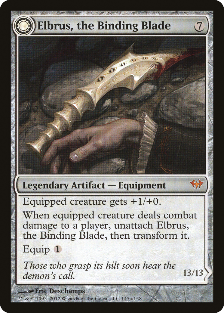 Elbrus, the Binding Blade // Withengar Unbound (DKA-147) - Dark Ascension: (Double Faced Transform) Foil - Premium MTG Single from Wizards of the Coast - Just $2.67! Shop now at Game Crave Tournament Store