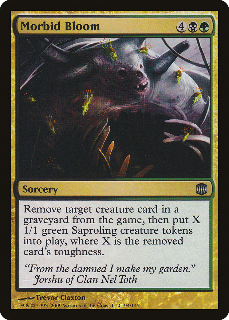 Morbid Bloom (ARB-094) - Alara Reborn - Premium MTG Single from Wizards of the Coast - Just $0.26! Shop now at Game Crave Tournament Store