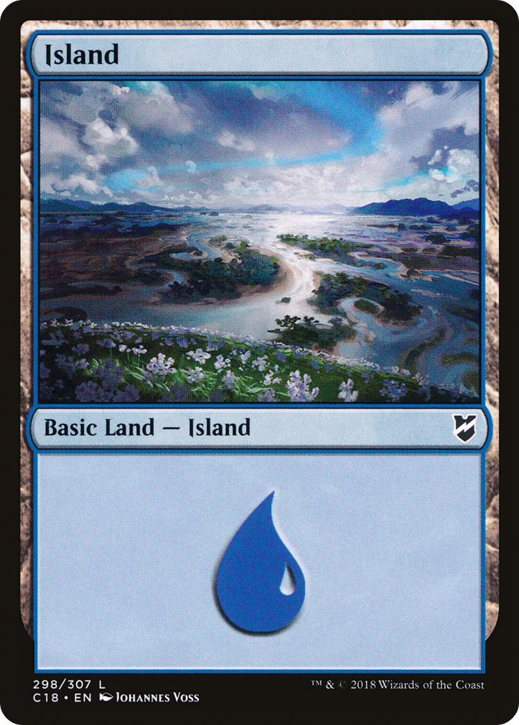 Island (C18-298) - Commander 2018 - Premium MTG Single from Wizards of the Coast - Just $0.08! Shop now at Game Crave Tournament Store