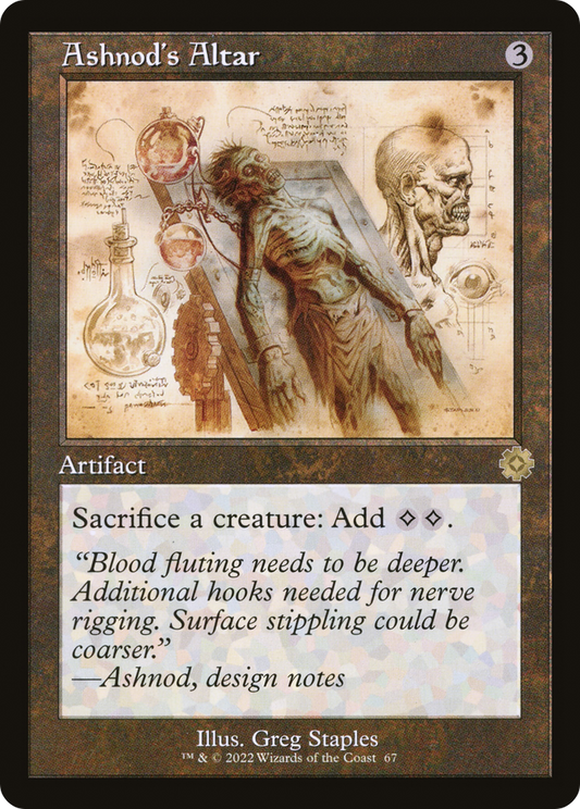 Ashnod's Altar (BRR-067) - The Brothers' War Retro Artifacts - Premium MTG Single from Wizards of the Coast - Just $8.16! Shop now at Game Crave Tournament Store