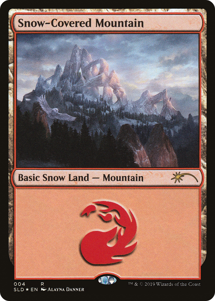 Snow-Covered Mountain (SLD-004) - Secret Lair Drop Foil - Premium MTG Single from Wizards of the Coast - Just $0.64! Shop now at Game Crave Tournament Store