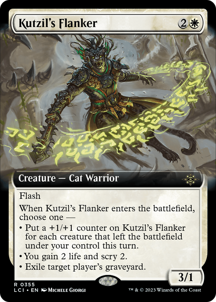Kutzil's Flanker (LCI-355) - The Lost Caverns of Ixalan: (Extended Art) - Premium MTG Single from Wizards of the Coast - Just $0.19! Shop now at Game Crave Tournament Store
