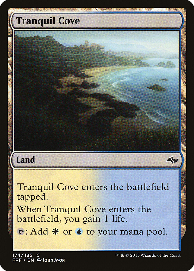 Tranquil Cove (FRF-174) - Fate Reforged Foil - Premium MTG Single from Wizards of the Coast - Just $0.08! Shop now at Game Crave Tournament Store
