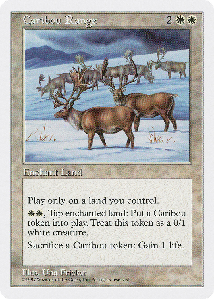 Caribou Range (5ED-014) - Fifth Edition - Premium MTG Single from Wizards of the Coast - Just $0.09! Shop now at Game Crave Tournament Store