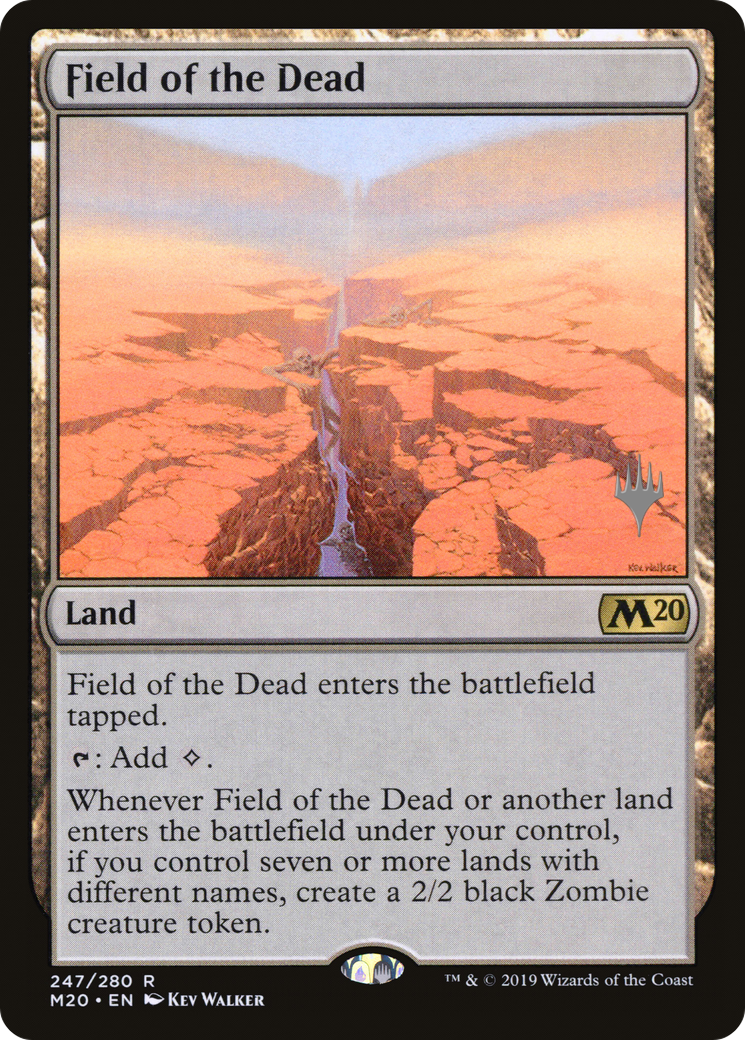 Field of the Dead (PM20-247P) - Core Set 2020 Promos - Premium MTG Single from Wizards of the Coast - Just $10.49! Shop now at Game Crave Tournament Store