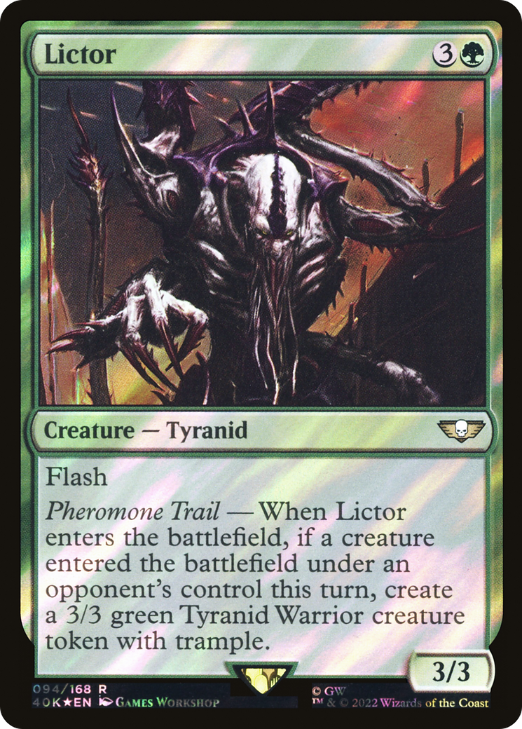 Lictor (40K-94★) - Warhammer 40,000 Commander Foil - Premium MTG Single from Wizards of the Coast - Just $0.08! Shop now at Game Crave Tournament Store