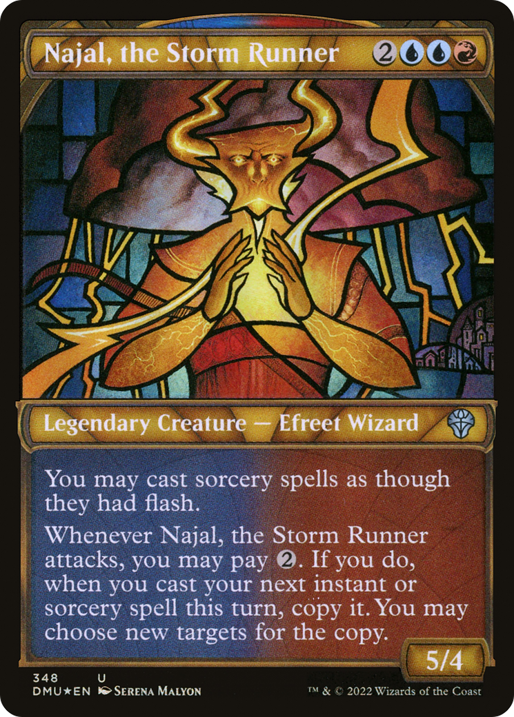 Najal, the Storm Runner (DMU-348) - Dominaria United: (Showcase) Foil - Premium MTG Single from Wizards of the Coast - Just $0.25! Shop now at Game Crave Tournament Store