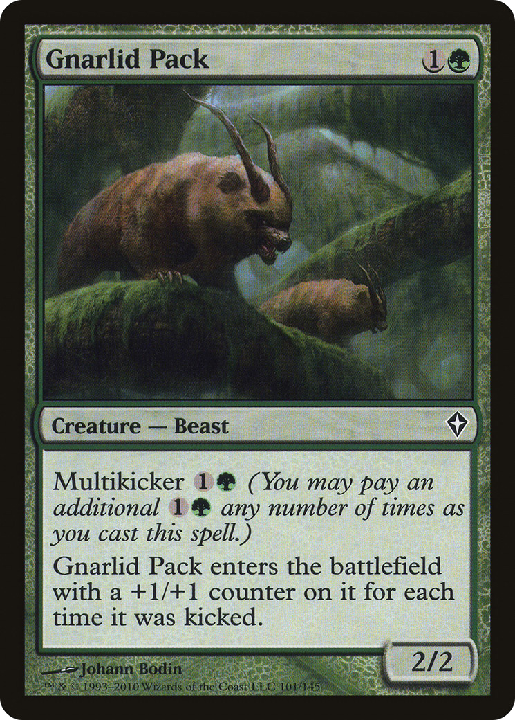 Gnarlid Pack (WWK-101) - Worldwake Foil - Premium MTG Single from Wizards of the Coast - Just $0.08! Shop now at Game Crave Tournament Store