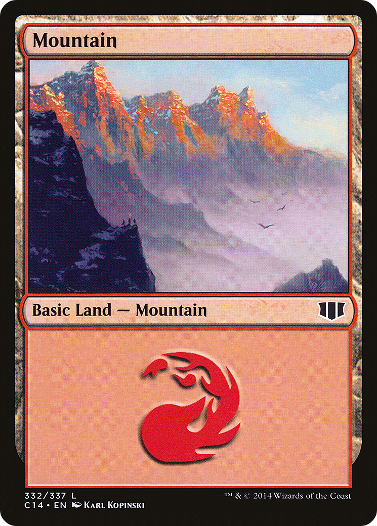 Mountain (C14-332) - Commander 2014 - Premium MTG Single from Wizards of the Coast - Just $0.08! Shop now at Game Crave Tournament Store