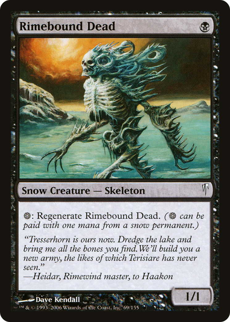 Rimebound Dead (CSP-069) - Coldsnap - Premium MTG Single from Wizards of the Coast - Just $0.08! Shop now at Game Crave Tournament Store