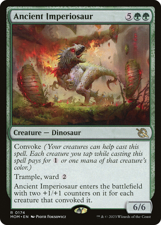 Ancient Imperiosaur (MOM-174) - March of the Machine - Premium MTG Single from Wizards of the Coast - Just $0.09! Shop now at Game Crave Tournament Store