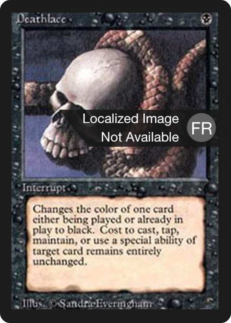 Deathlace (FBB-102) - Foreign Black Border - Premium MTG Single from Wizards of the Coast - Just $1.16! Shop now at Game Crave Tournament Store
