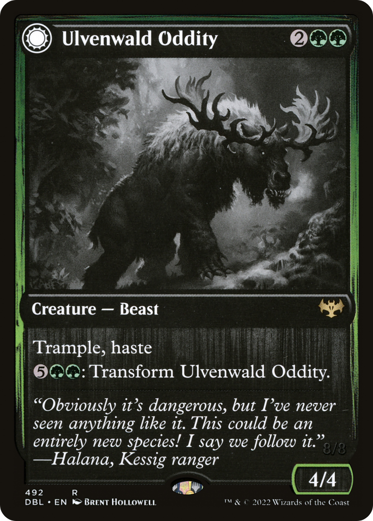 Ulvenwald Oddity // Ulvenwald Behemoth (DBL-492) - Innistrad: Double Feature: (Double Faced Transform) Foil - Premium MTG Single from Wizards of the Coast - Just $2.85! Shop now at Game Crave Tournament Store