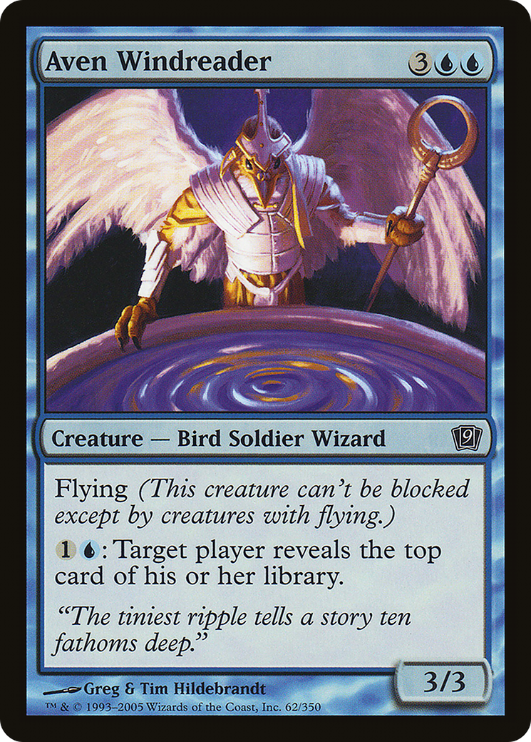 Aven Windreader (9ED-62★) - Ninth Edition Foil - Premium MTG Single from Wizards of the Coast - Just $0.08! Shop now at Game Crave Tournament Store