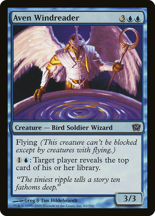 Aven Windreader (9ED-62★) - Ninth Edition Foil - Premium MTG Single from Wizards of the Coast - Just $0.08! Shop now at Game Crave Tournament Store